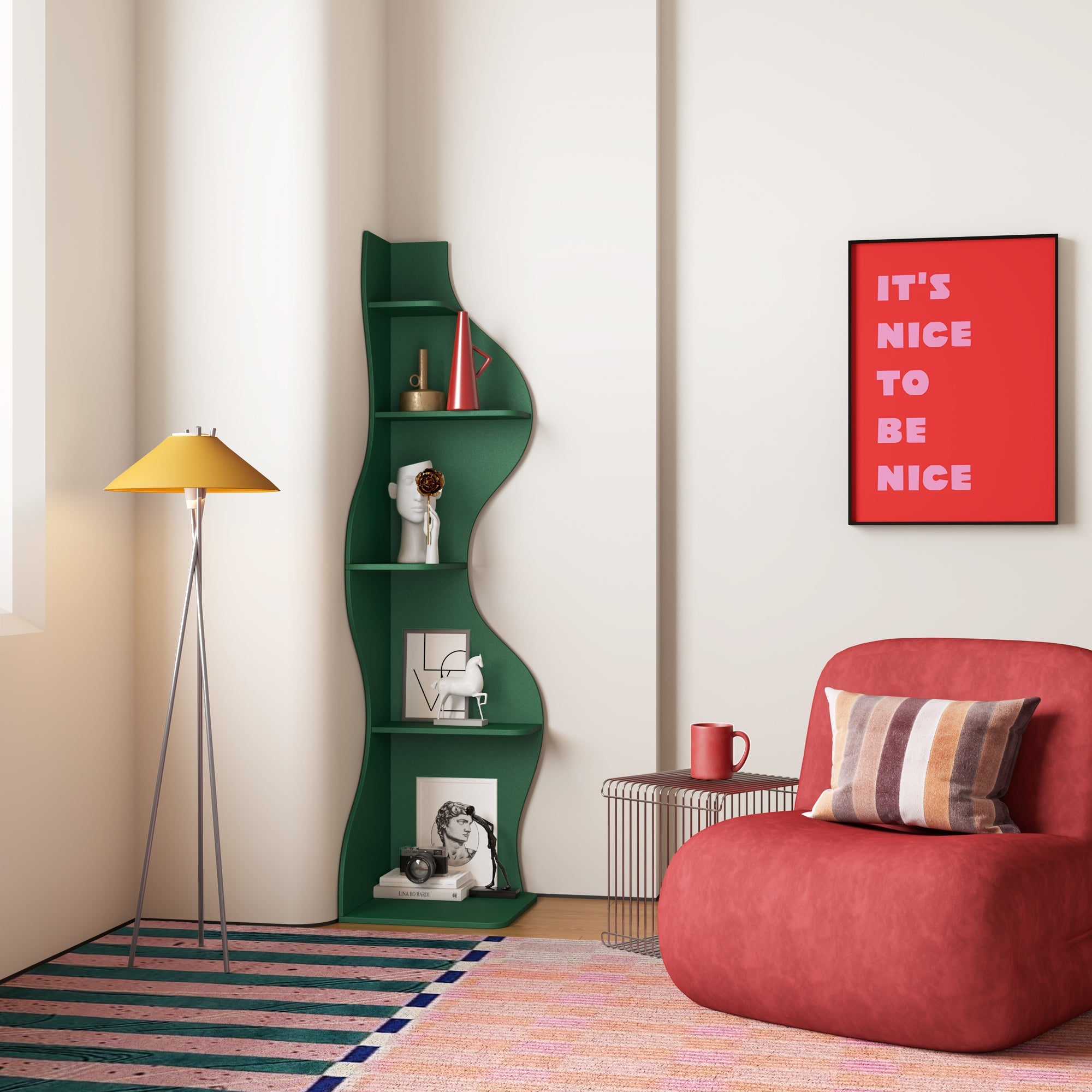 Standing Display Bookshelf